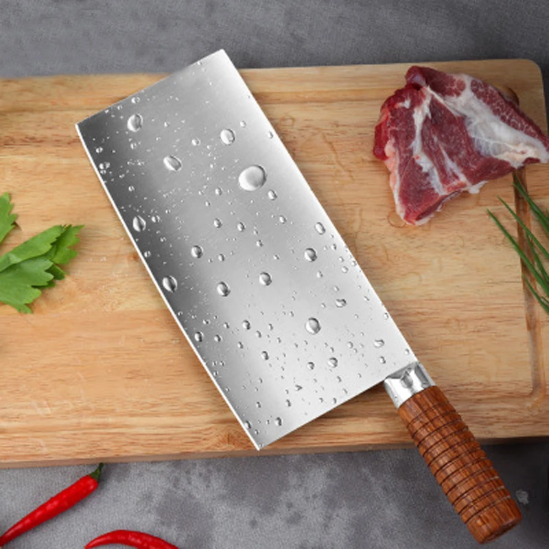 Традиционные Кухонные ножи ручной работы в китайском стиле мясной овощной нож