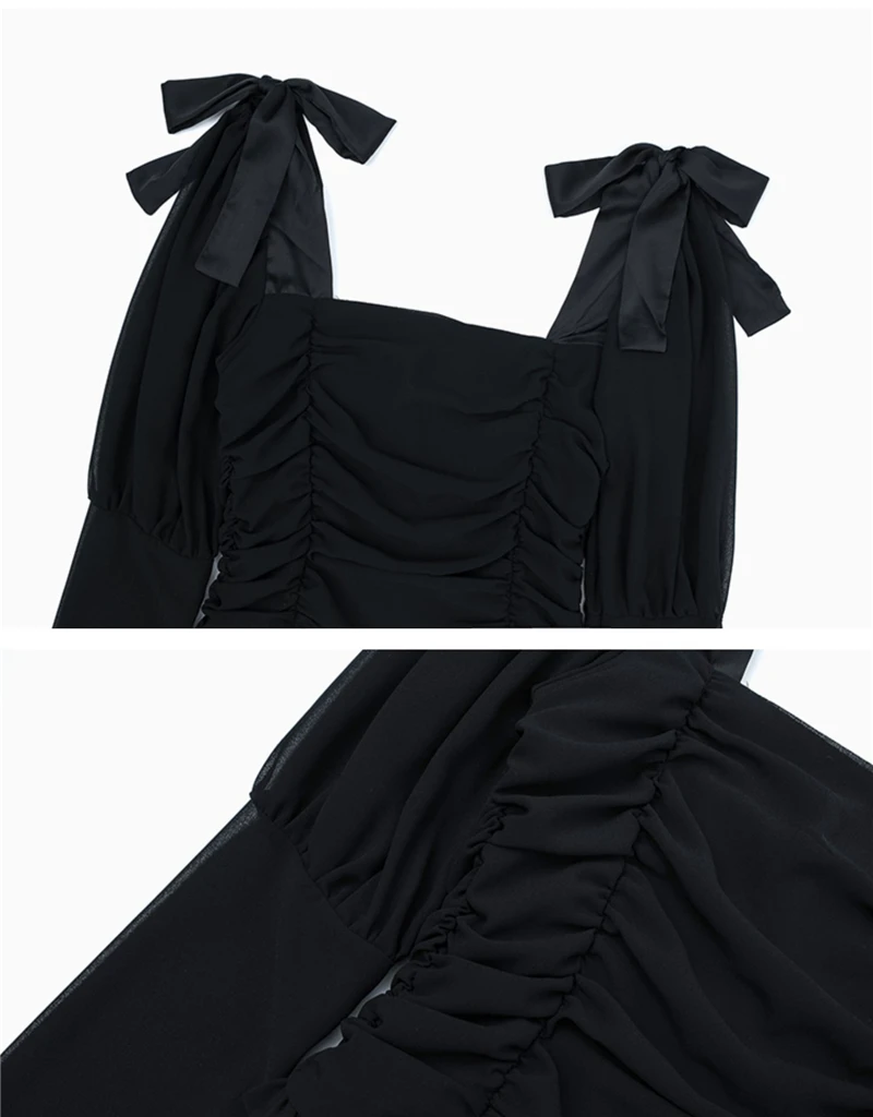 

Elegant Square Collar Women Autumn Shirts Solid Color Puff Sleeve Slim Blouses Crop Tops Ladies Sexy Long Sleeve Shirt FS197