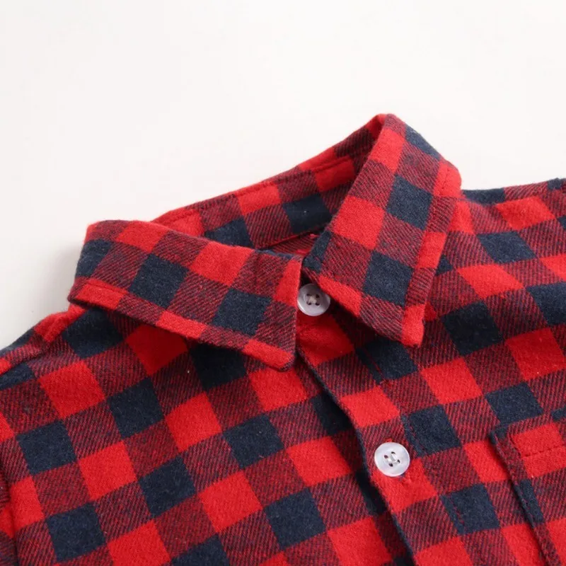 Casual Korean Baby Body Plaid Shirt Bodysuit for Newborns Long Sleeve Bodysuit for Babies Spring Autumn New Cute Baby Bodysuit