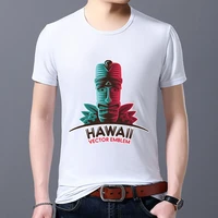 summer classic t shirt white mens funny sculpture printing pattern series casual mens slim round neck short sleeved soft top