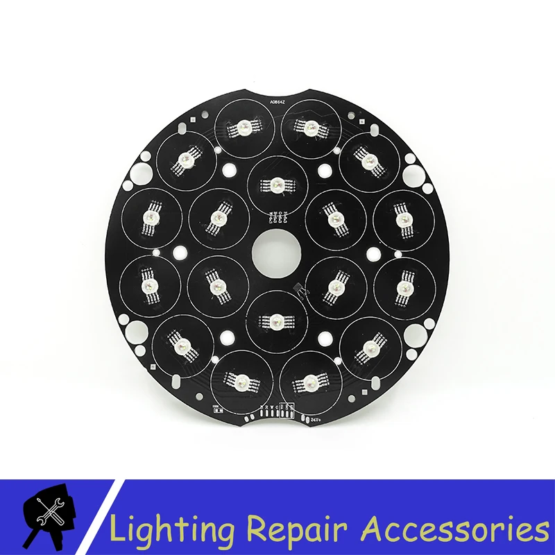 

Stage Par Light Lamp Bead Board 18×12W LED Lamp Bead Full Color 4 in 1 Special For Par Light