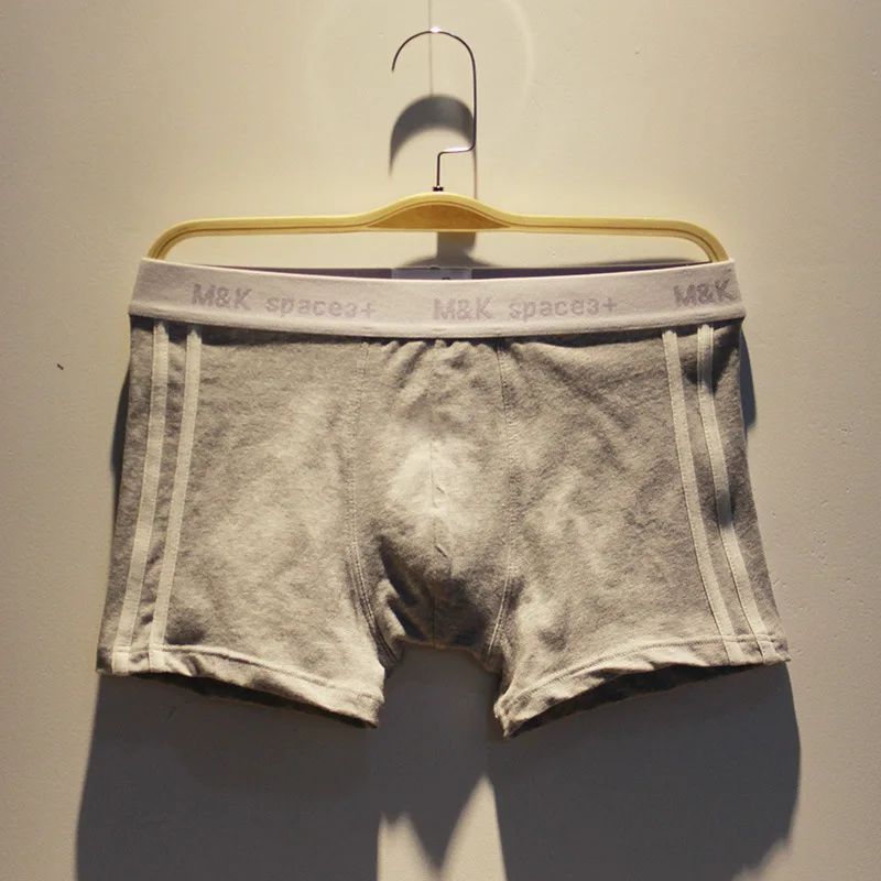 Мужское нижнее белье мужские боксеры шорты Женская Талия хлопок Молодежные