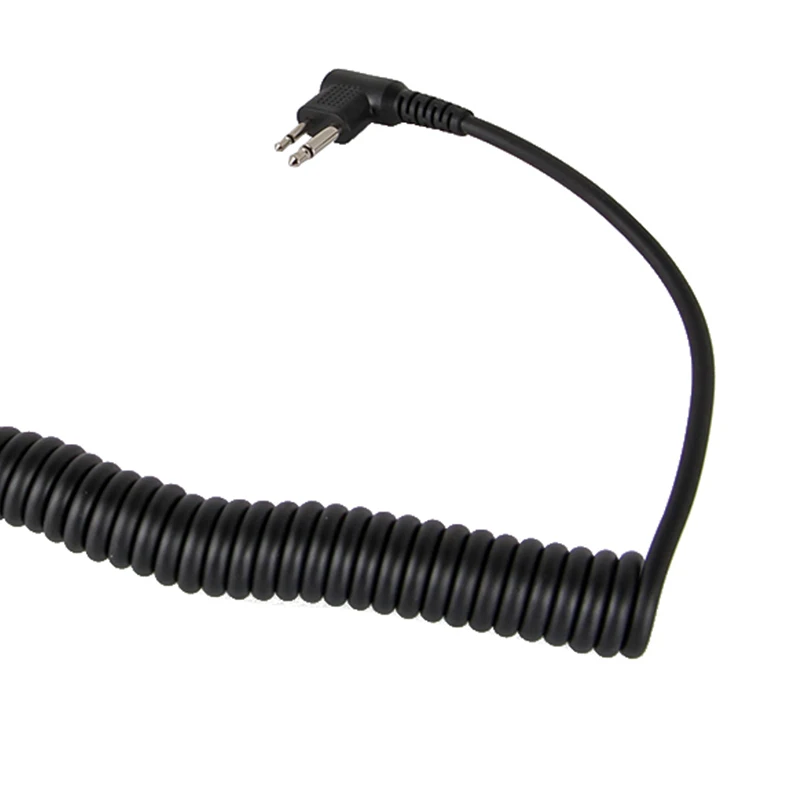 AAAE Top 2pin 4 провода Динамик Микрофон Кабель пружинная линия для Motorola GP88S GP3688 GP2000