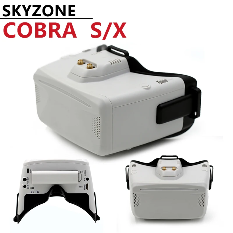 SKYZONE Кобра S 800x480 4 3 дюймов X 1280x720 1 5 8G 48CH приемник RapidMix Head Tracker DVR FPV Goggles для