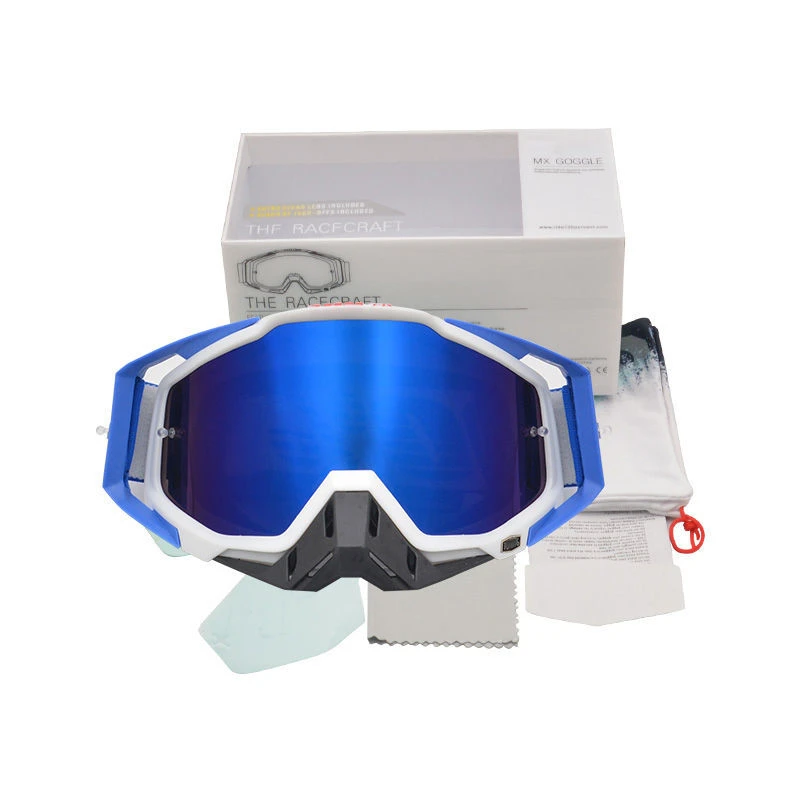 

2021 100% New Motorcycle Sunglasses for Motocross Dirt-Bike Outdoor Sport Goggles Men Women Helmet Glasses With Bag Box Lens