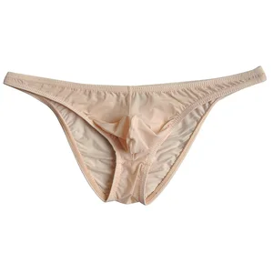 Трусы мужские ультратонкие, пикантное нижнее белье, мягкие трусы с низкой талией, однотонные, большие размеры