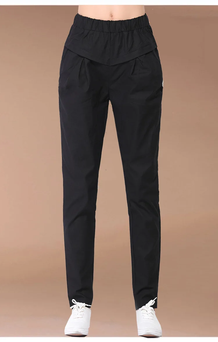 

Newest Women Linen Long Pants Good Quality Lady Linen Trousers Fashion Long Style Formal Women Clothes Cotton Comfortable Solid