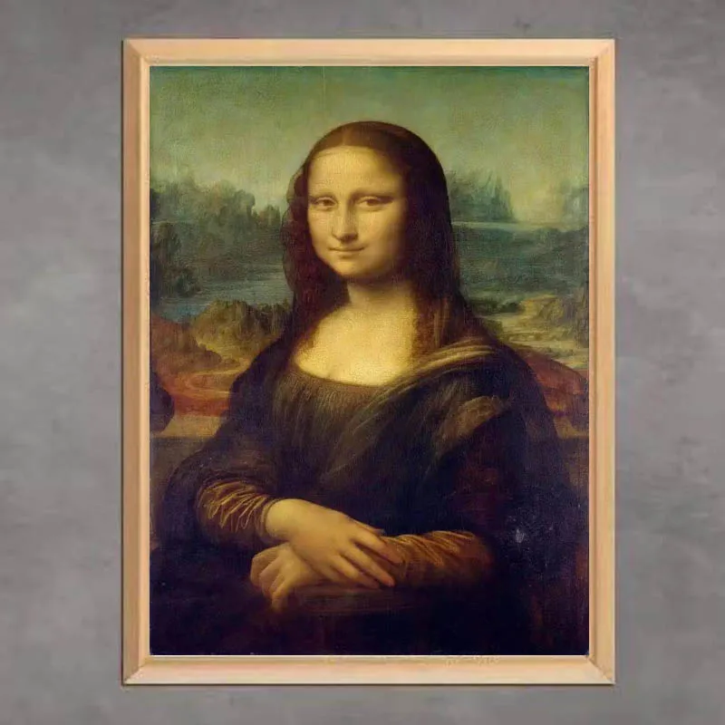 

Famous Painting "Mona Lisa" 5D DIY Diamond Painting Full Square Round Diamond Embroidery Mosaic Home Decor