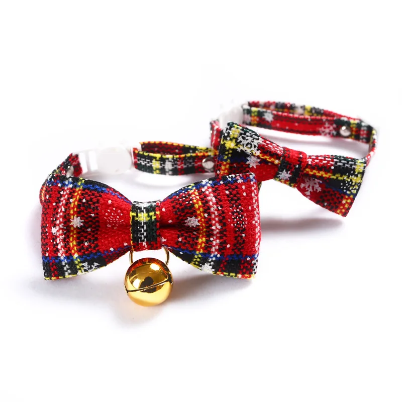 

Christmas Dog Ties Christmas Assorted Small Pet Neckties Festival Adjustable Bow Ties Collars for Dog Cat Christmas Decorations