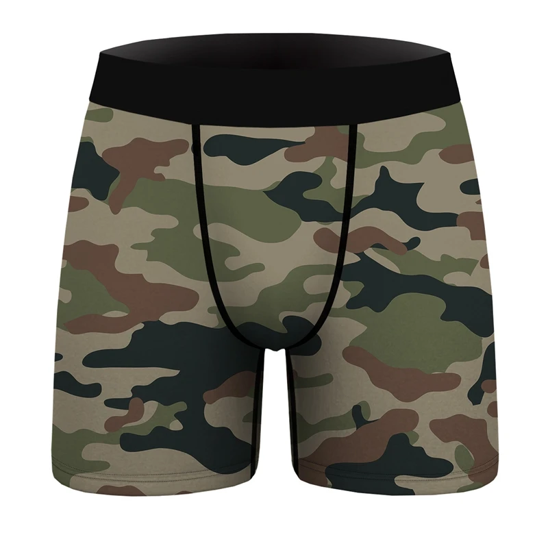 

3D Digital Printing Men's Sterile Underwear Soft and Breathable Boxer Briefs