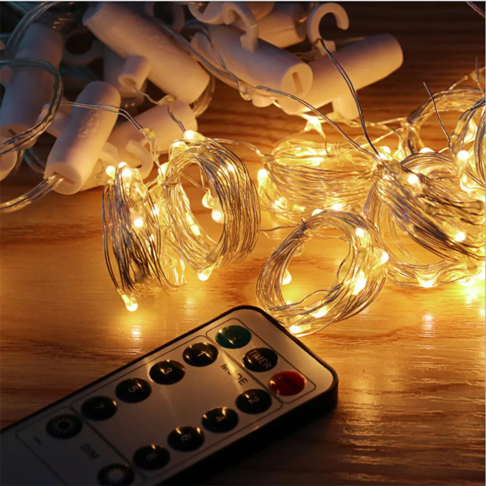 СВЕТОДИОДНАЯ Гирлянда занавес с дистанционным управлением питание от USB