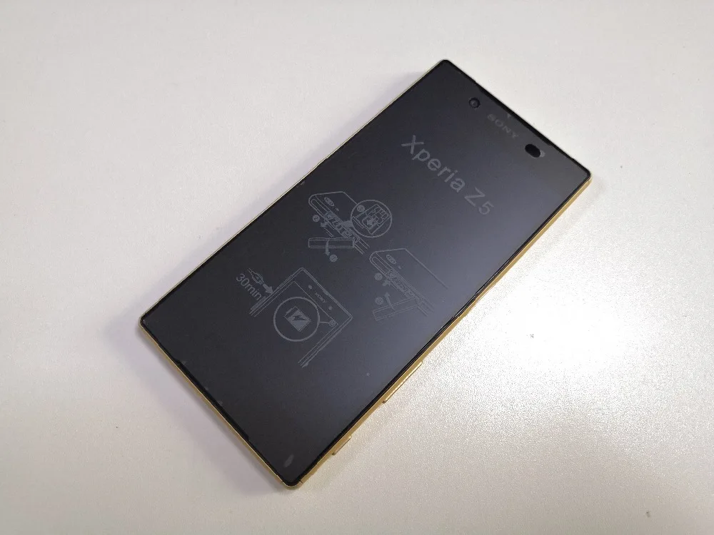 sony Xperia Z5 E6653, четыре ядра, 5,2 дюймов, 3 Гб ОЗУ, 32 Гб ПЗУ, японская версия, 23 МП, 4G, без NFC, разблокированный мобильный телефон