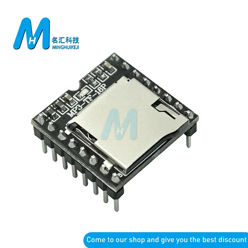 Новый модуль мини MP3-плеера карта TF U-диск mp3-плеер плата Аудио голосового модуля