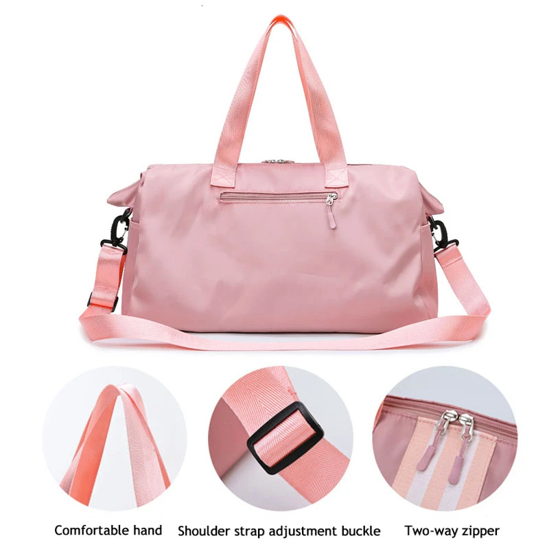 Brand Gym Bag Women Travel Bags Training Fitness Dry Wet Bag Handbag Yoga Mat Men Shoulder Sac De Sport For Bolso Oxford 2019