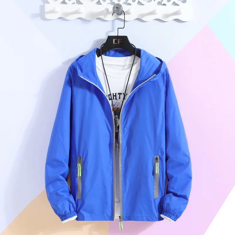 

S-7XL Plus Size Jacket Women Summer Fashion New Long Sleeve Overcoat Zipper Pockets Casual Outwear Coat Reflect Light Jackets