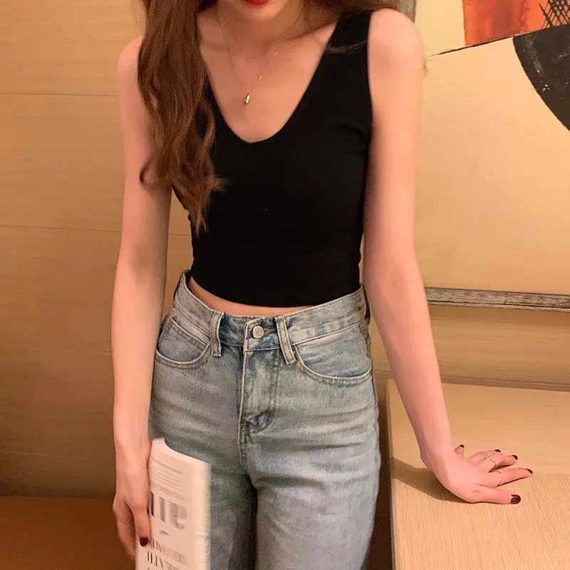 Женская трикотажная кофта без рукавов 6 цветов сезон весна-лето 2022 |