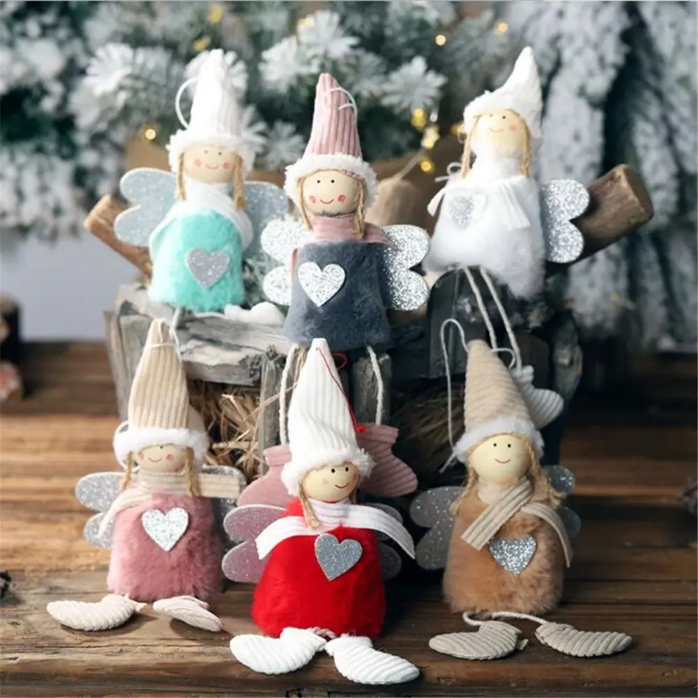 2020 подарок на Новый год Милая Рождественская Кукла ангел орнамент с