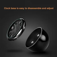 car clock vehicle luminous round quartz clock watch dashboard air outlet decortain accessories for tesla model 3 x y s