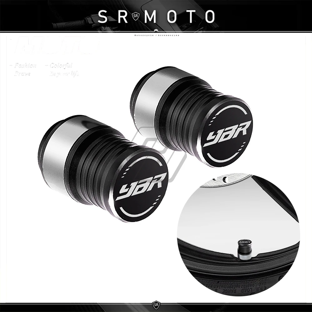 

Motorcycle Accessories Valve Stem Cap Set Case for Yamaha YBR 125 150 250 YBR125 YBR150 YBR250