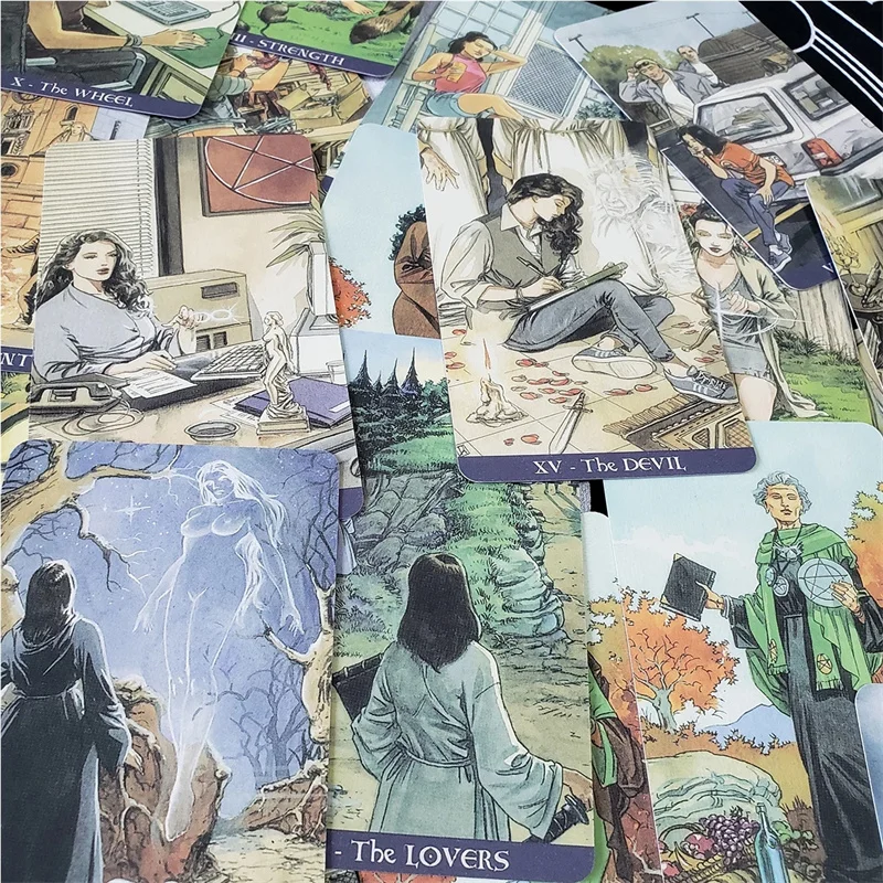 Tarot of Pagan All English Cards 78 Pcs Board Game Deck Family Gathering Playing Magic Table | Спорт и развлечения
