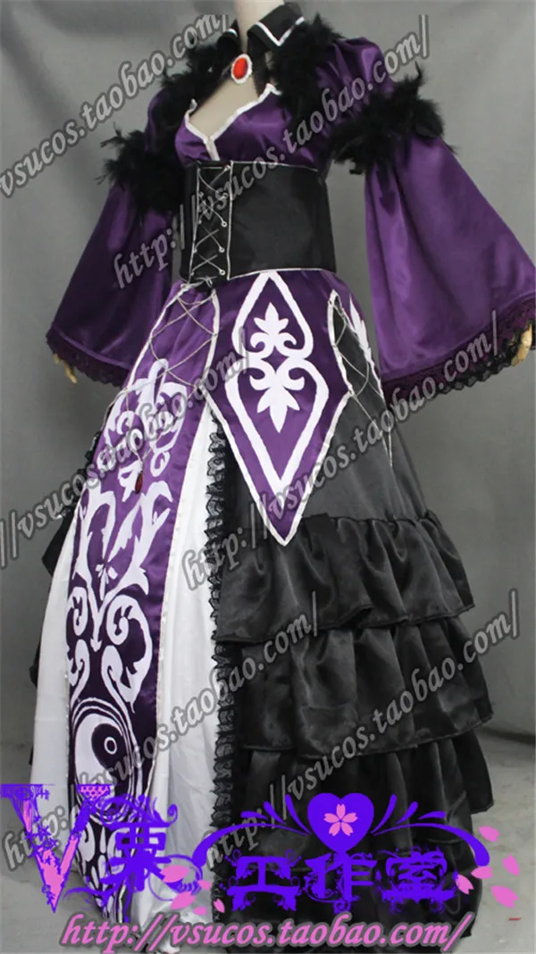 TouHou Project Юкари Якумо фиолетовое великолепное женское торжественное платье