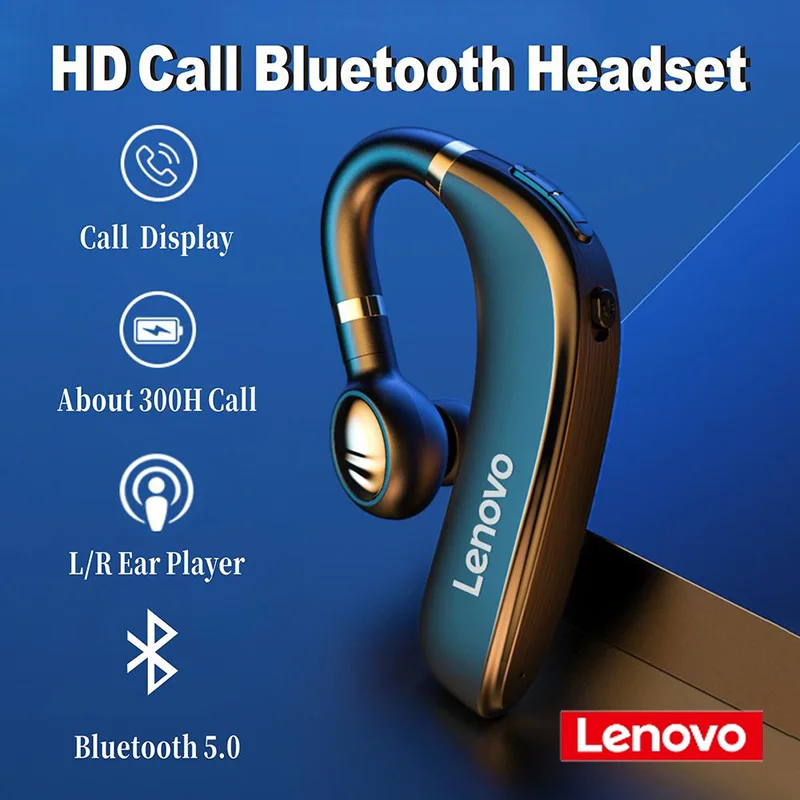 Новинка 2020 гарнитура Lenovo HX106 с Bluetooth 5 0 наушники беспроводные вкладыши HD