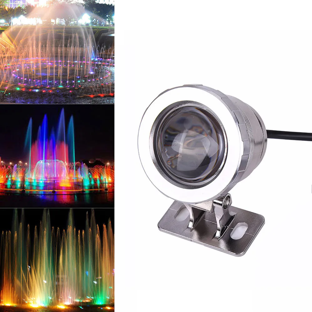 

2 шт. Бильярдный Светильник 10 Вт IP66 Водонепроницаемый зеленого и синего цветов на открытом воздухе 9-регулируемый светодиодный светильник П...