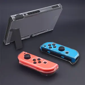 Съемный кристально прозрачный чехол для ПК Для Nintendo Switch NS NX жесткий однотонный чехол для задней панели чехол оболочки Coque ультра тонкий мешок