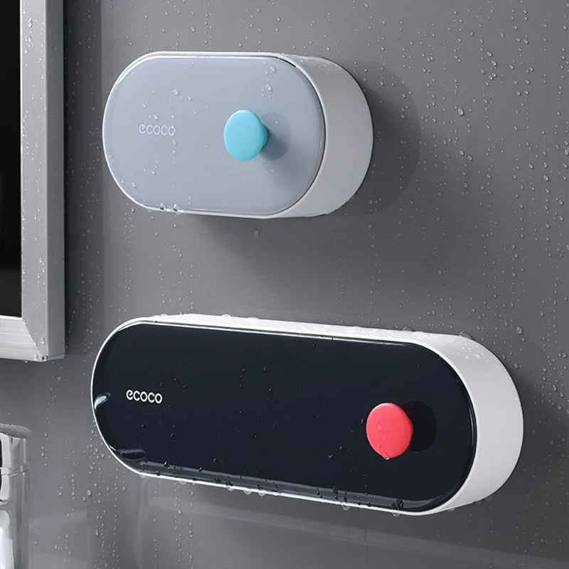 soap dish paste wall mounted soap holder toilet storage rack punch free detachable storage disk bathroom accessories soap box free global shipping