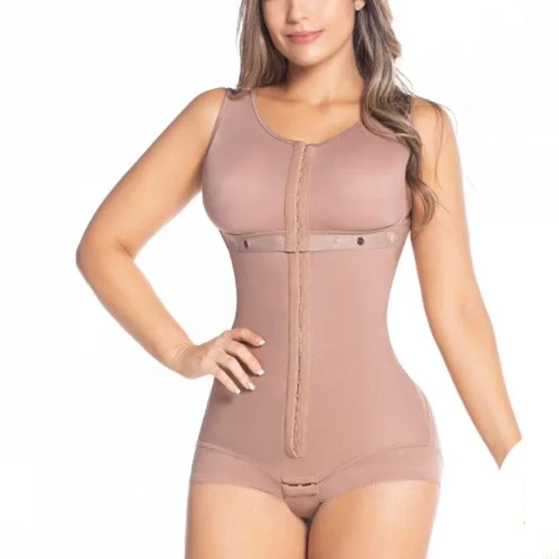 

Women's Shapewear Hook And Eye Closure Breast Support Tummy Control Triangle Bodysuit Bodyshaper Remove Belly Modeling Strap