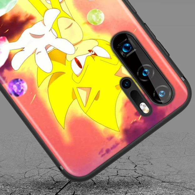 

Cute Sonic The Hhedgehog For Huawei P40 P30 P20 P10 P9 P8 Lite E 5G 2017 2019 Pro Plus Black Phone Case