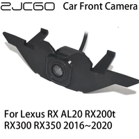 zjcgo car front view parking logo camera night vision positive waterproof for lexus rx al20 rx200t rx300 rx350 20162021