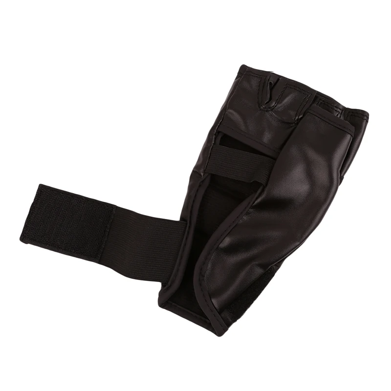 

Black Boxing Gloves For Men Breathable PU Leather Gloves Boxing Accessories Half Finger Boxing Gloves Sports Hand Protector