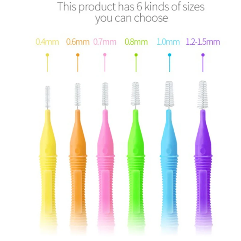 

10Pcs I Shaped Interdental Brush Orthodontic Dental Teeth Brush Oral Care Tool