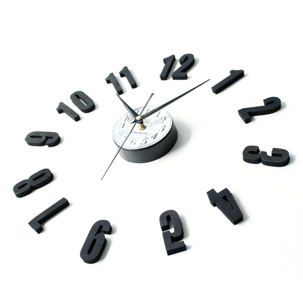 Большие настенные часы 3D украшение для стен наклейки гостиной аксессуары