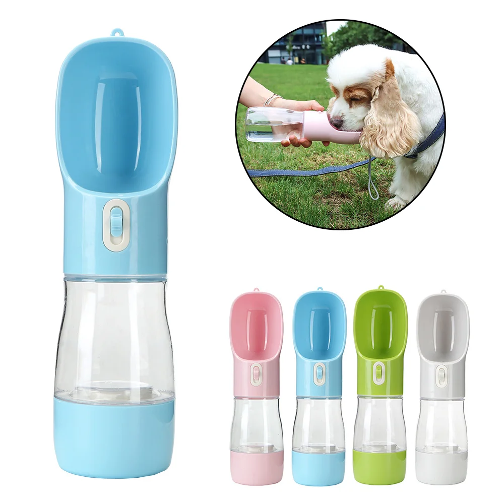 

2 In 1 Water Bowl For Dogs Pet Bowls And Drinkers Feeder Outdoor Drinking Bottle For Cat Dog Accessories