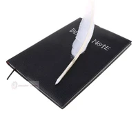 new death note cosplay notebook feather pen book animation art writing journal leather notebook