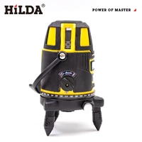5 lines laser level self leveling rotatable professional horizontal vertical cross red laser leveler for indoor outdoor