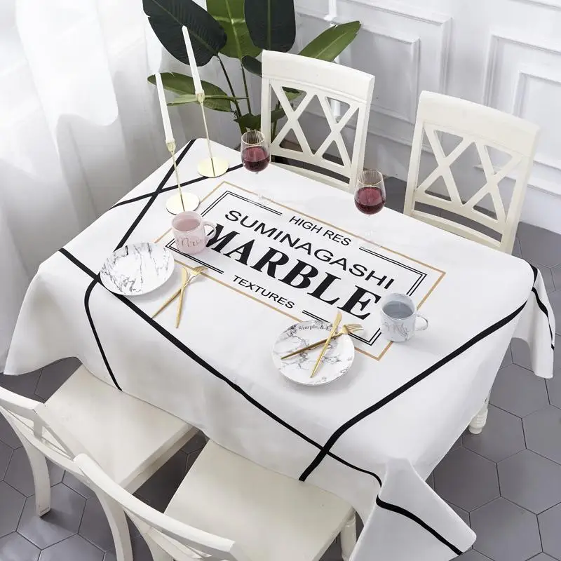 39 шт. льняная скатерть в стиле кантри с клетчатым принтом многофункциональная