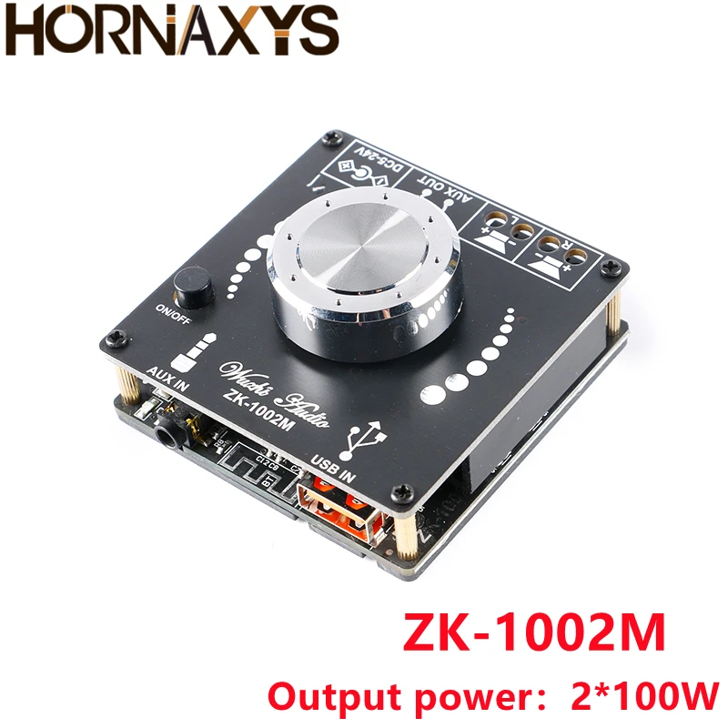 100 Вт + Bluetooth 5 0 двухканальная аудиоплата стерео усилитель звука домашний