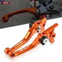 new orange for 250exc f 250excf 2003 2018 2017 motorcycle motocross folding brake clutch levers stainless steel accessories