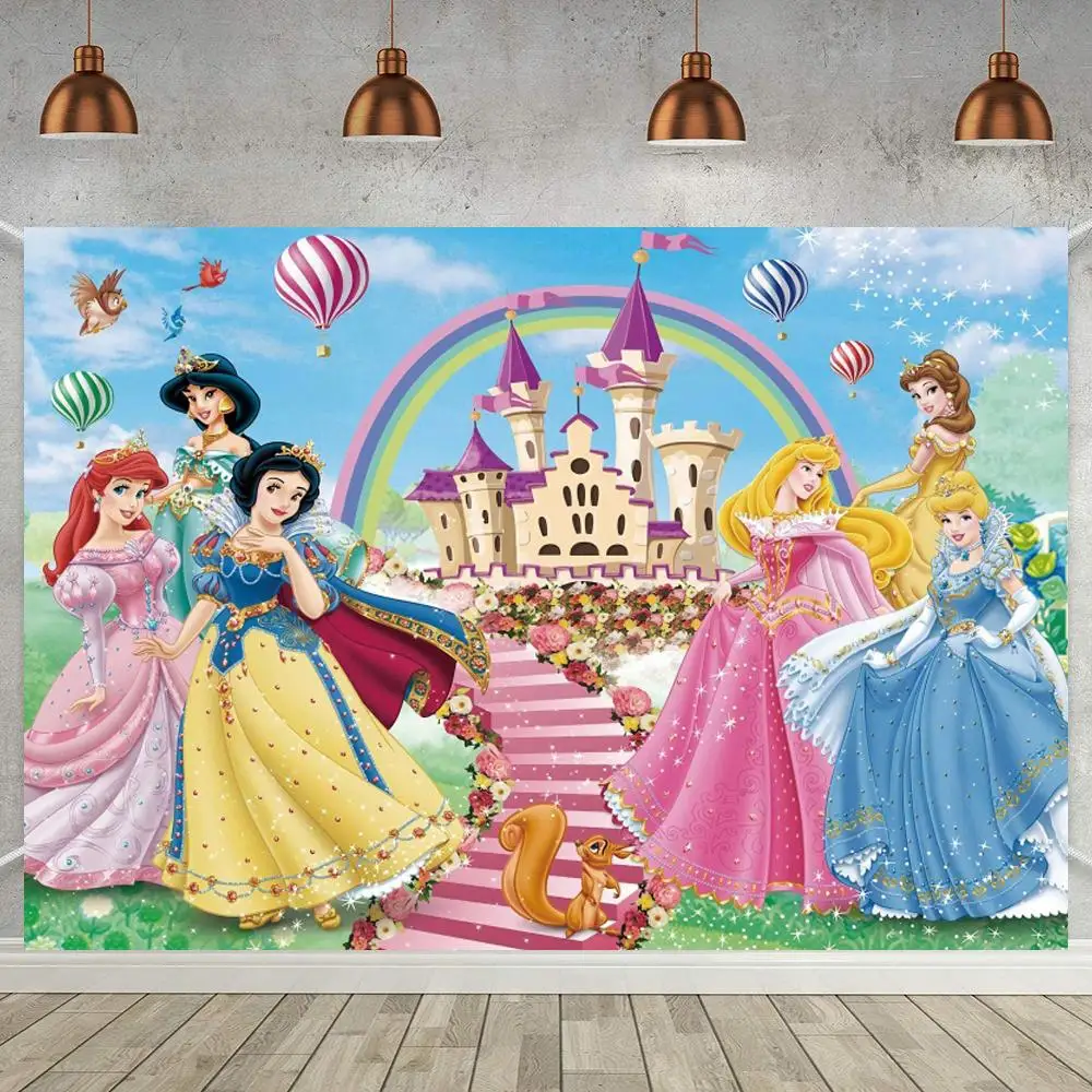 Красивое желтое платье замки принцесса Выпускной Вечеринка фон для девочек день