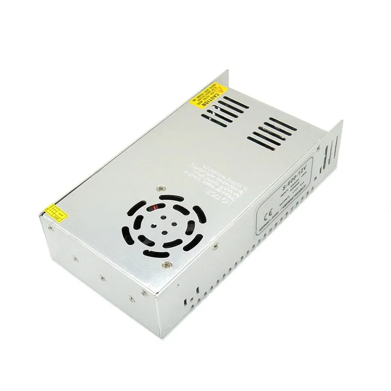 12V 50A 600W импульсный источник Питание Светодиодный драйвер Трансформатор AC110V 220 В to12v dc Мощность адаптер для лампы светодиодные ленты CNC CCTV
