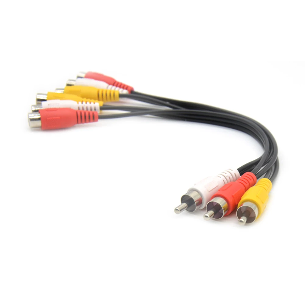Новое поступление 1 предмет 3 RCA Мужской до 6 разделительный шнур DVD AV аудио-видео