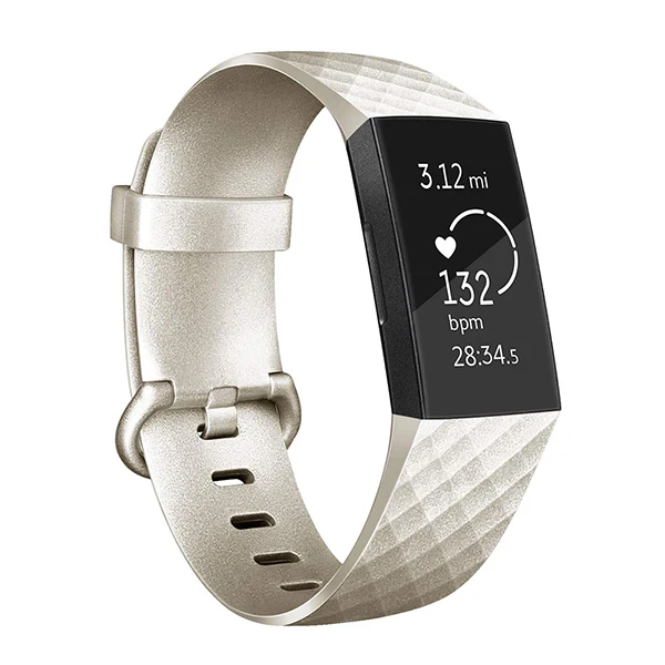 Золотой Сменный фитнес-спортивный браслет для Fitbit Charge 3 розовое золото серебро Смарт-часы браслет для Fitbit Charge 3 - Цвет: Золотой