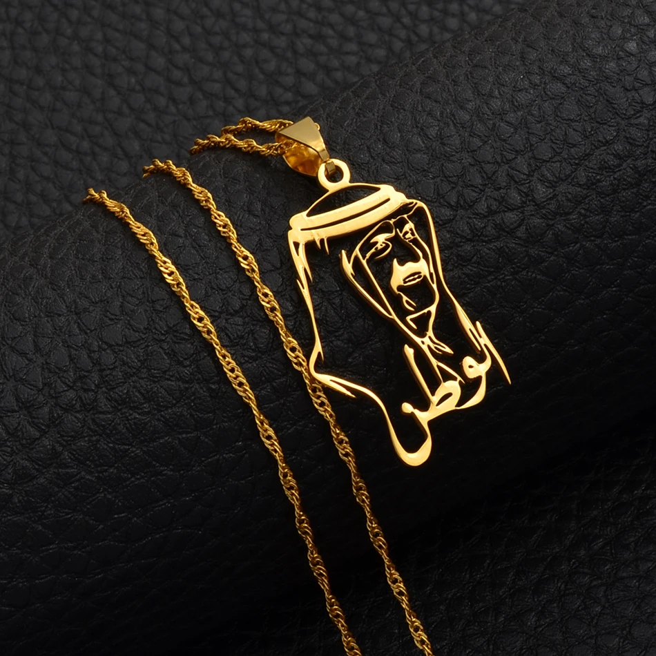 Ожерелья-подвески Anniyo Катар ювелирные изделия серебряного цвета/цвет золотистые