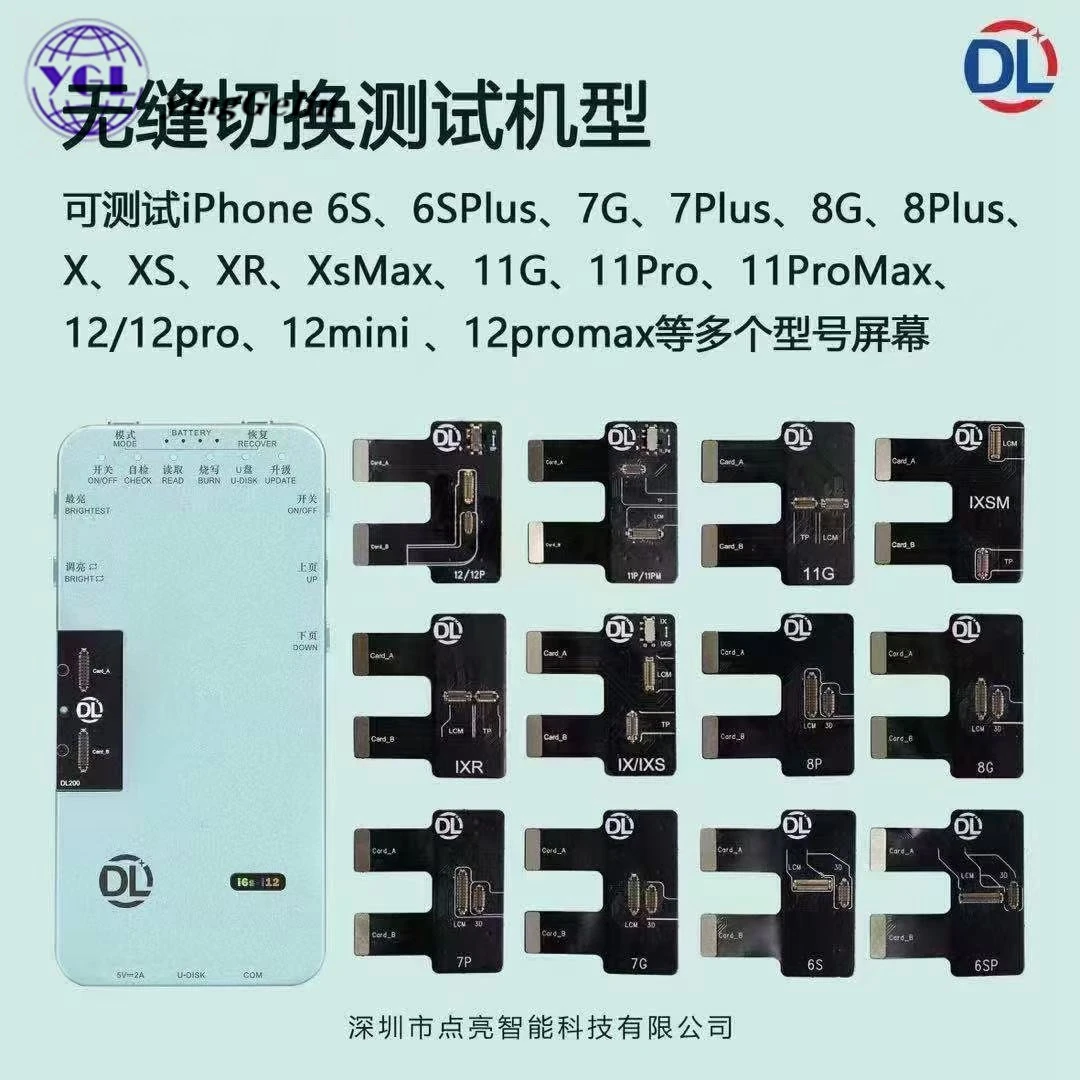 Тестер ЖК экрана для iPhone 12 11Pro MAX XS XR 8 7 6S DL S200 программатор датчик окружающего