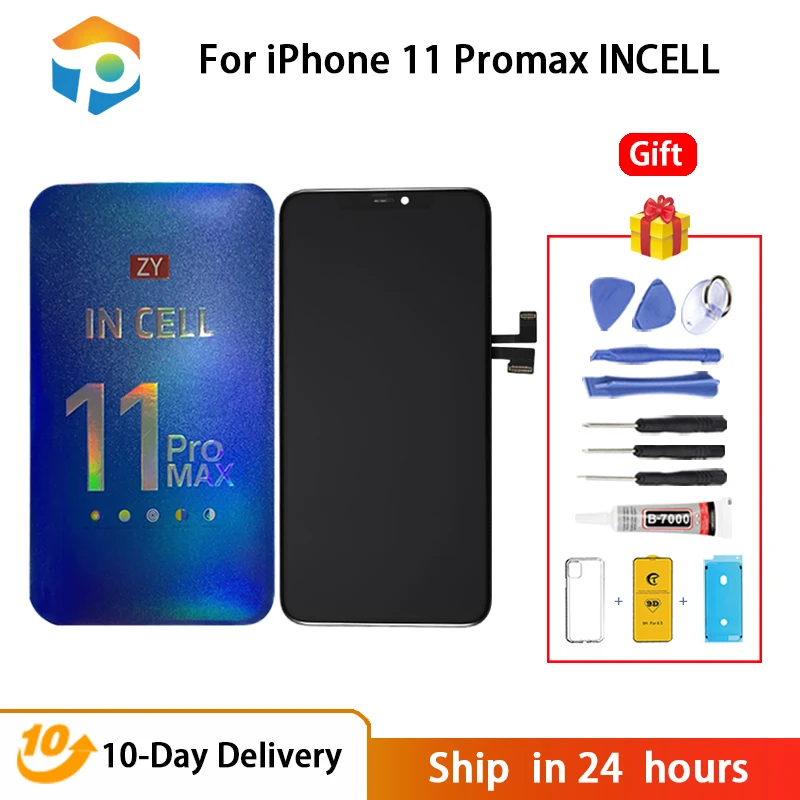 

YWEWBJH Grade For iphone 11 Pro Max LCD Display Incell With 3D Touch Digitizer Assembly 11 Pro Max Screen Replacement