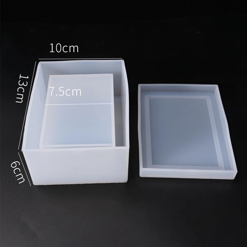 Коробка для хранения салфеток Прозрачная силиконовая форма высушенный цветок