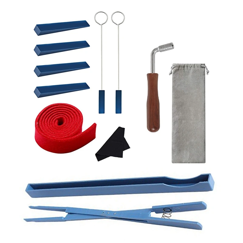 

Беззвучный зажим Mediant и все для настройки пианино с комплектом инструментов для настройки пианино 10 шт. ключ для настройки пианино молоток